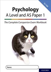 Complete Companions for AQA Fourth Edition: 16-18: AQA Psychology A Level: Year 1 and AS Paper 1 Exam Workbook: With all you need to know for your 2022 assessments цена и информация | Книги по социальным наукам | pigu.lt