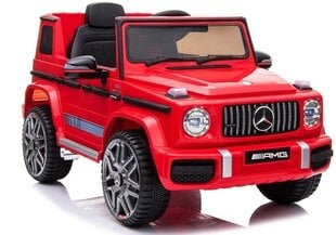 Электромобиль Mercedes G63 AMG, красный цена и информация | Электромобили для детей | pigu.lt