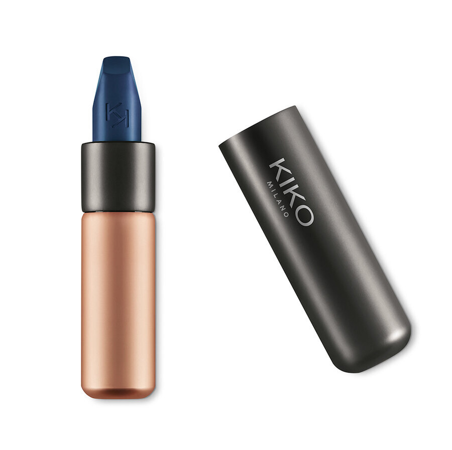 Matiniai lūpų dažai Kiko Milano Velvet Passion Matte Lipstick, 323 Imperial Blu цена и информация | Lūpų dažai, blizgiai, balzamai, vazelinai | pigu.lt