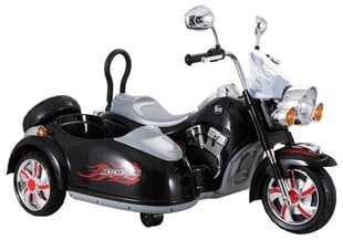 Dvivietis elektrinis motociklas, juodas kaina ir informacija | Elektromobiliai vaikams | pigu.lt