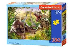 Dėlionė Castorland Dinosaur Battle, 180 dalių kaina ir informacija | Dėlionės (puzzle) | pigu.lt