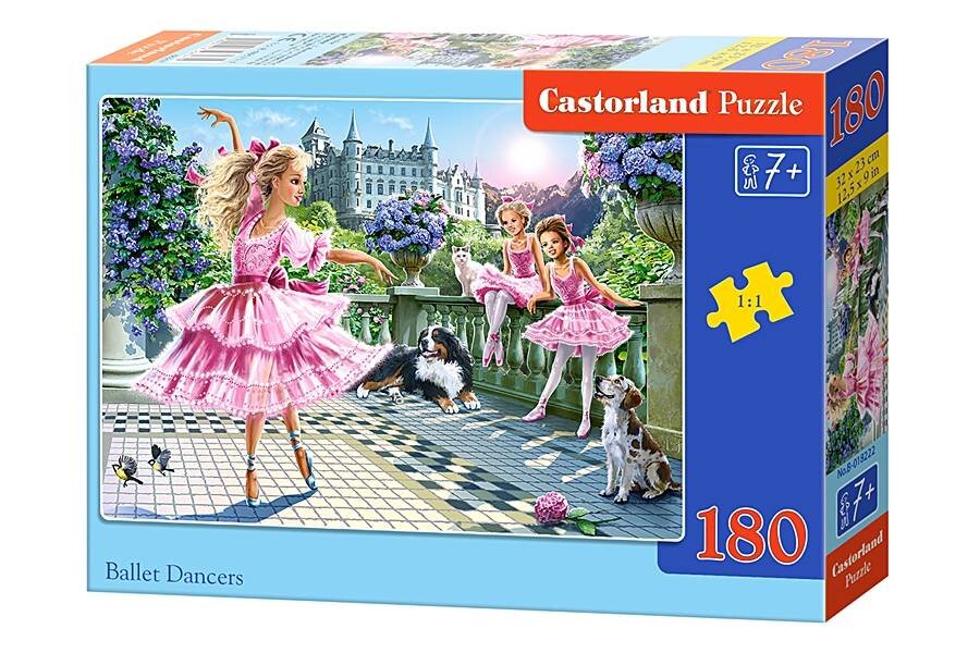 Dėlionė Castorland Ballet Dancers, 180 dalių kaina ir informacija | Dėlionės (puzzle) | pigu.lt
