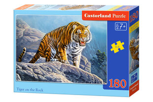 Dėlionė Castorland Tiger on the Rock, 180 dalių kaina ir informacija | Dėlionės (puzzle) | pigu.lt