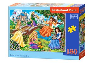 Dėlionė Castorland Princesses in Garden, 180 dalių kaina ir informacija | Dėlionės (puzzle) | pigu.lt