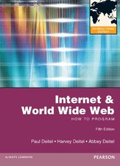 Internet & World Wide Web: How to Program: International Edition 5th edition kaina ir informacija | Ekonomikos knygos | pigu.lt