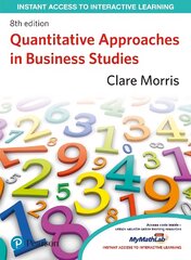 Quantitative Approaches in Business Studies 8th edition kaina ir informacija | Ekonomikos knygos | pigu.lt