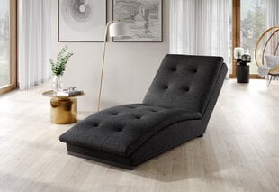 Кушетка NORE Doro, черный цена и информация | Кресла в гостиную | pigu.lt
