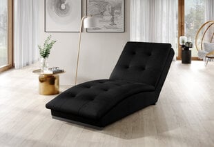 Кушетка NORE Doro, черный цена и информация | Кресла в гостиную | pigu.lt
