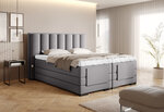 Кровать NORE Veros, 180x200 см, серая