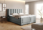 Кровать NORE Veros, 180x200 см, серая