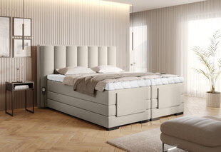Кровать NORE Veros, 180x200 см, бежевого цвета цена и информация | Кровати | pigu.lt