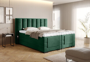 Кровать NORE Lukso 35, 180x200 см, зеленая цена и информация | Кровати | pigu.lt