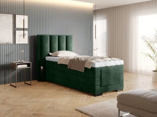 Lova NORE Veros, 90x200 cm, žalia цена и информация | Кровати | pigu.lt