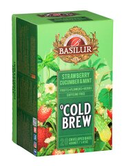 Фруктовый чай в пакетиках Basilur Tea Co. Cold Brew Strawberry Cucumber&Mint цена и информация | Чай | pigu.lt