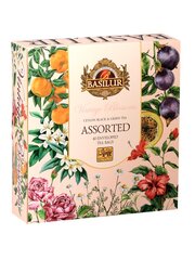 Чай в пакетиках  BASILUR TEA CO. Zala&melna teja"Vintage Blossoms"Assorted (40x2g) цена и информация | Чай | pigu.lt
