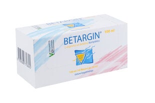 Maisto papildas Betargin® L-arginino ir betaino kompleksas, 10 vnt. x 10 ml kaina ir informacija | Vitaminai, maisto papildai, preparatai gerai savijautai | pigu.lt