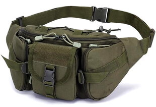 Мужская тактическая поясная сумка Т28, зеленая цена и информация | Мужские сумки | pigu.lt