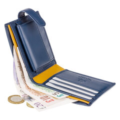 Vyriška odinė piniginė Visconti PM-100, mėlyna kaina ir informacija | Vyriškos piniginės, kortelių dėklai | pigu.lt