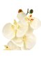 Dirbtinė gėlė orchidėja (gelsva), 90 cm kaina ir informacija | Dirbtinės gėlės | pigu.lt