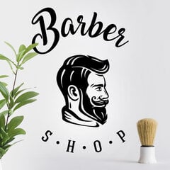 Barber Shop, наклейка на стену салона цена и информация | Интерьерные наклейки | pigu.lt