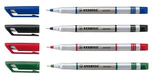 Комплект маркеров Stabilо, 4 шт. 189/4 цена и информация | Письменные принадлежности | pigu.lt