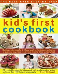 Best Ever Step-by-step Kid's First Cookbook: Delicious Recipe Ideas for 5-12 Year Olds from Lunch Boxes and Picnics to Quick and Easy Meals, Sweet Treats, Desserts, Drinks and Party Food kaina ir informacija | Knygos paaugliams ir jaunimui | pigu.lt