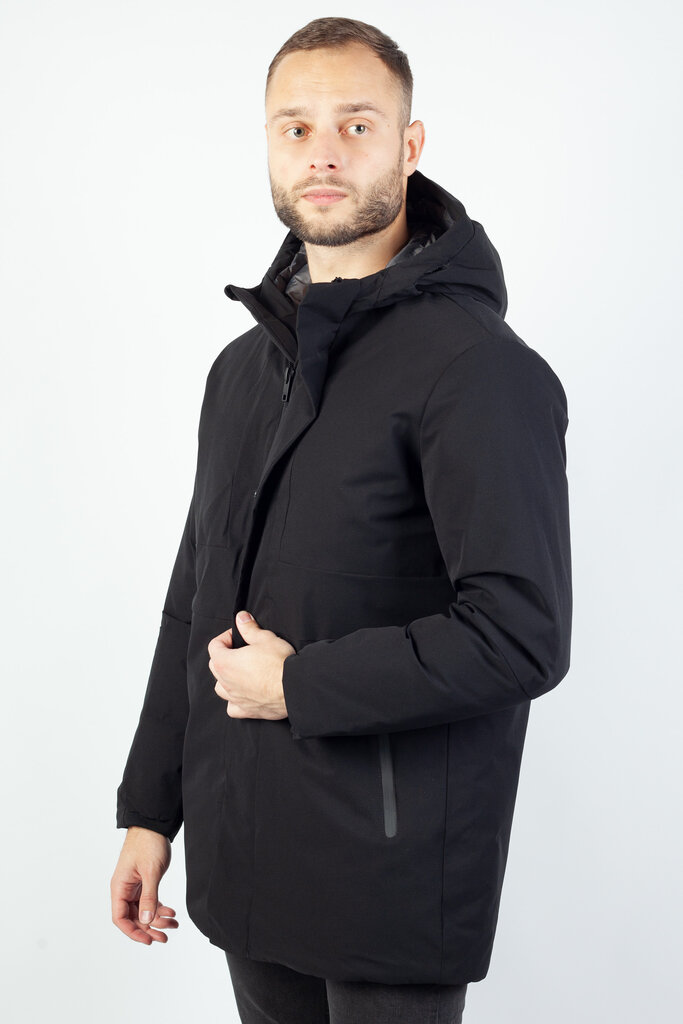 Jack&Jones vyriška striukė 12213852BLACK kaina ir informacija | Vyriškos striukės | pigu.lt