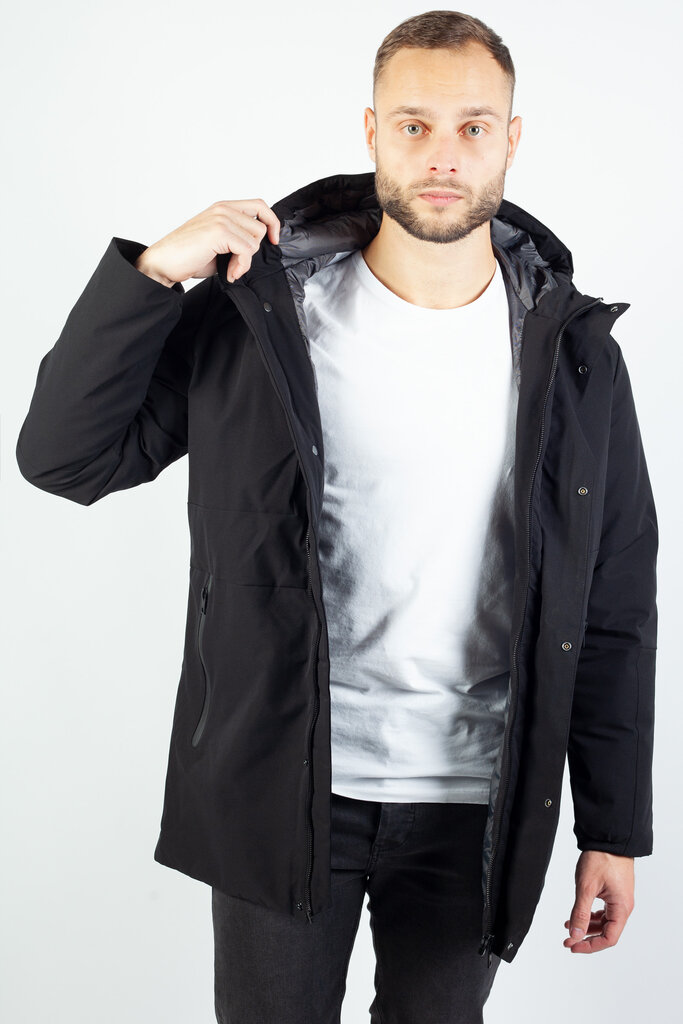 Jack&Jones vyriška striukė 12213852BLACK kaina ir informacija | Vyriškos striukės | pigu.lt