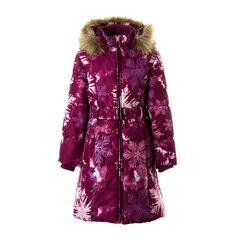 Детское пальто Huppa Yacaranda 300 г 12030030*24134 4741632122222, бордовое/розовое цена и информация | Куртки, пальто для девочек | pigu.lt