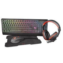 Комплект периферии Trust Ziva 4-in-1 Gaming Bundle Black цена и информация | Клавиатуры | pigu.lt