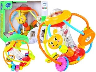 Lean toys Разноцветная спираль из шариков погремушек бусин цена и информация | Игрушки для малышей | pigu.lt