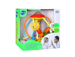 Lean toys Spalvinga rutulinių barškučių karoliukų spiralė kaina ir informacija | Žaislai kūdikiams | pigu.lt