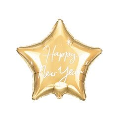 Folinis balionas auksinė Žvaigždė Happy New Year цена и информация | Шарики | pigu.lt
