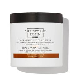 Маска для усиления цвета Теплый каштан Christophe Robin Shade Variation Mask, 250 мл цена и информация | Средства для укрепления волос | pigu.lt