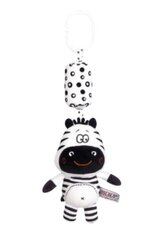 Grzechotka zawieszka sensoryczna kontrastowa zebra цена и информация | Игрушки для малышей | pigu.lt