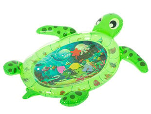 Pripučiamas vandens sensorinis kilimėlis Vėžlys, žalias kaina ir informacija | Žaislai kūdikiams | pigu.lt