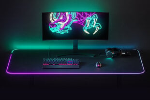 Коврик для клавиатуры RGB, игровой, 80x30 см цена и информация | Мыши | pigu.lt