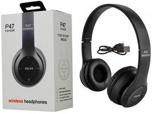 P47 Bluetooth mp3 цена и информация | Теплая повязка на уши, черная | pigu.lt