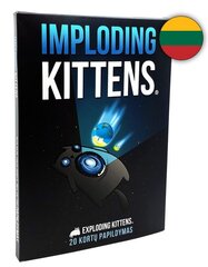 Stalo žaidimo Exploding Kittens papildymas Imploding Kittens, LT kaina ir informacija | Stalo žaidimai, galvosūkiai | pigu.lt