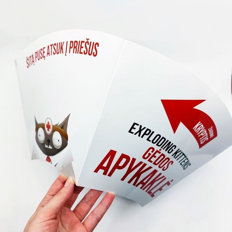 Stalo žaidimo Exploding Kittens papildymas Imploding Kittens, LT kaina ir informacija | Stalo žaidimai, galvosūkiai | pigu.lt