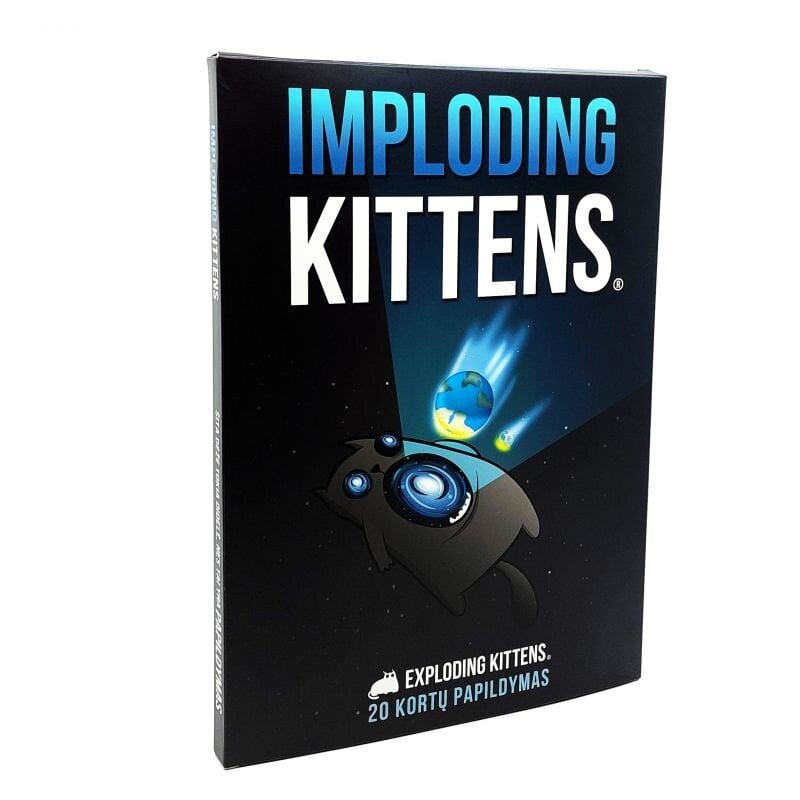 Stalo žaidimo Exploding Kittens papildymas Imploding Kittens, LT цена и информация | Stalo žaidimai, galvosūkiai | pigu.lt