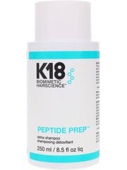 Šampūnas K18 Peptide Prep Detox, 250ml kaina ir informacija | Šampūnai | pigu.lt