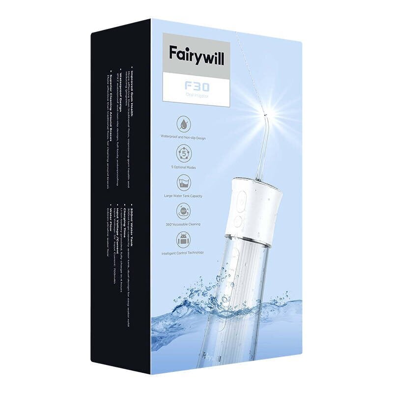 FairyWill Water Flosser F30 kaina ir informacija | Irigatoriai | pigu.lt