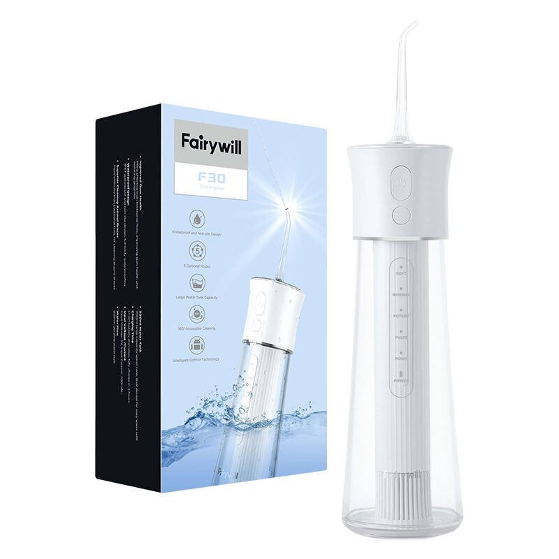 FairyWill Water Flosser F30 цена и информация | Irigatoriai | pigu.lt