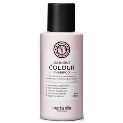 Dažytų plaukų šampūnas Maria Nila Luminous Colour Shampoo, 100ml kaina ir informacija | Šampūnai | pigu.lt