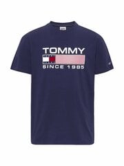 Мужская футболка Tommy Hilfiger, синяя цена и информация | Футболка мужская | pigu.lt