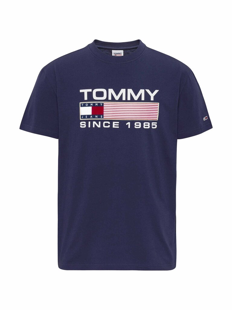 Marškinėliai vyrams Tommy Hilfiger, mėlyni kaina ir informacija | Vyriški marškinėliai | pigu.lt