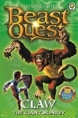 Beast Quest: Claw the Giant Monkey: Series 2 Book 2, Series 2 Book 2 kaina ir informacija | Knygos paaugliams ir jaunimui | pigu.lt
