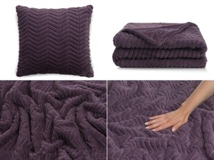 Плед и подушка Warm Hug Lux 2022 Dormeo, 130х190 см, Vintage Violet цена и информация | Одеяла | pigu.lt