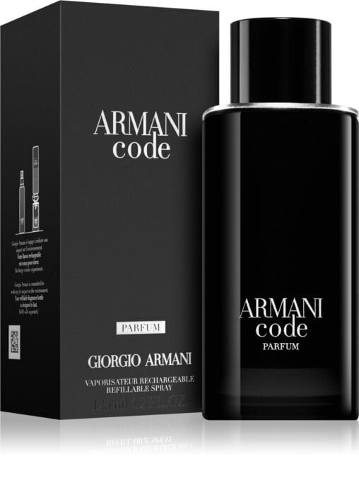 Kvapusis vanduo Armani Code Homme Parfum EDP vyrams 125 ml, papildymas kaina ir informacija | Kvepalai vyrams | pigu.lt